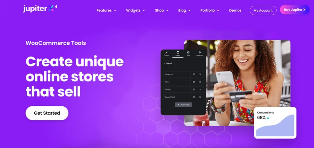 JupiterX theme