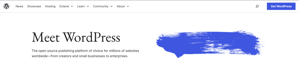 WordPress.org home