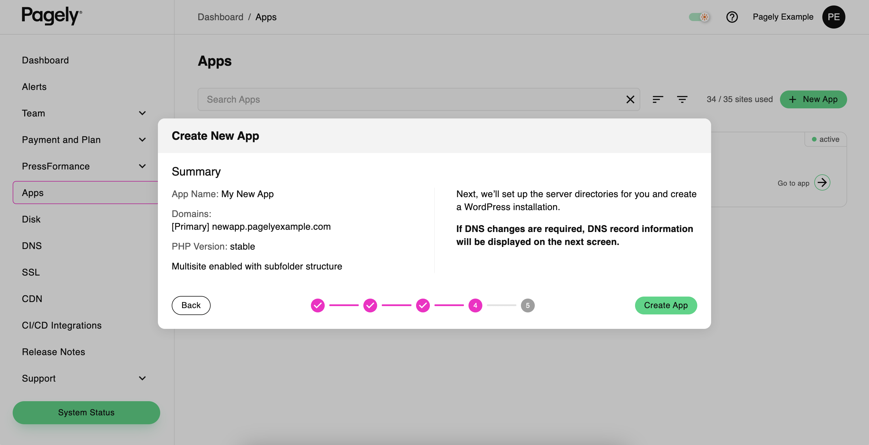 Atomic new app save and create