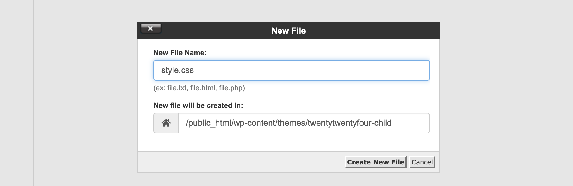 style.css file